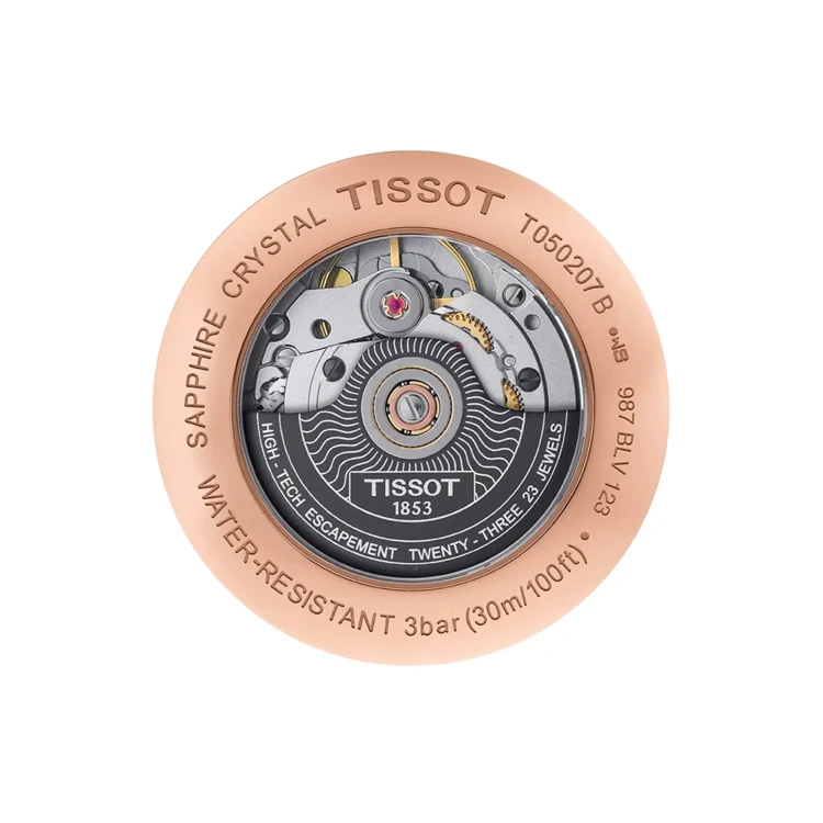 Zegarek damski Tissot T0502073701705 Powermatic 80 na pasku MARKO