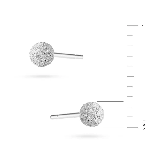 Srebrne kolczyki diamentowane kulki 2,5mm Jeso K1621-925-S marko