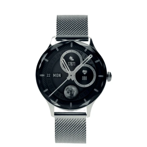 Smartwatch Garett Viva srebrny stalowy