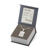Srebrny nieśmiertelnik z Godłem Polski orzeł pancerka D387-925-S-L049 marko