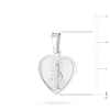 Srebrny medalik Matka Boska Niepokalana w sercu D098-925-S marko