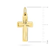 Złoty krzyżyk drobny minimalistyczny D343-333 marko