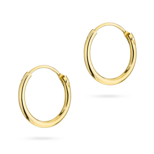 Złote kolczyki koła średnica 13mm kreolki Jeso basic K200-585 marko