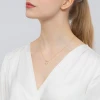 Naszyjnik pozłacany łańcuszek z zawieszką koło karma cyrkonia Soledo N790-925-Z marko