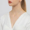 Złota zawieszka drzewko szczęścia z brylantami ZB038-585-B0.07 marko