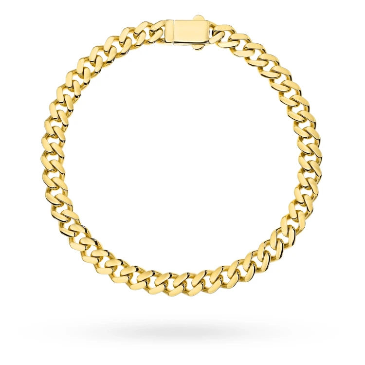 Złota masywna bransoletka splot monaco Soledo B-GW-418-585 marko
