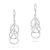 Srebrne kolczyki wiszące spirale cyrkonie Soledo K1650-925-BS marko