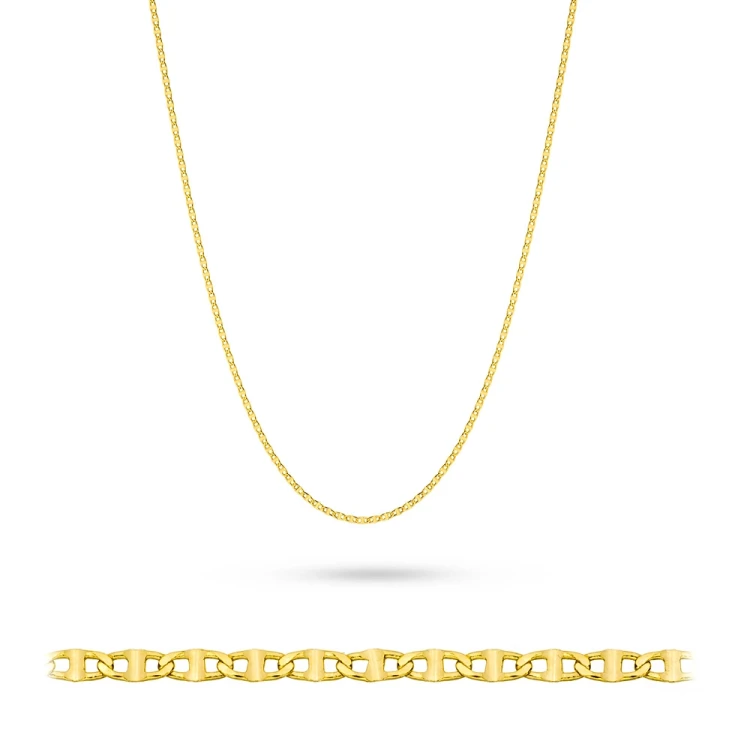 Złoty łańcuszek Gucci diamentowany pr. 585 L180-585 marko