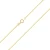 Złoty łańcuszek Gucci diamentowany pr. 585 L180-585 marko
