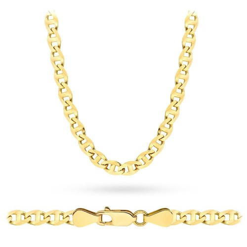 Złoty łańcuszek splot gucci L-GW-035-585 marko
