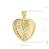 Złota zawieszka duże diamentowane serce Soledo Z-GW-328-585 marko