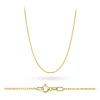 Złoty łańcuszek rolo diamentowany próba 585 L-GW-048-585 marko