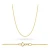 Złoty łańcuszek rolo diamentowany próba 585 L-GW-048-585 marko