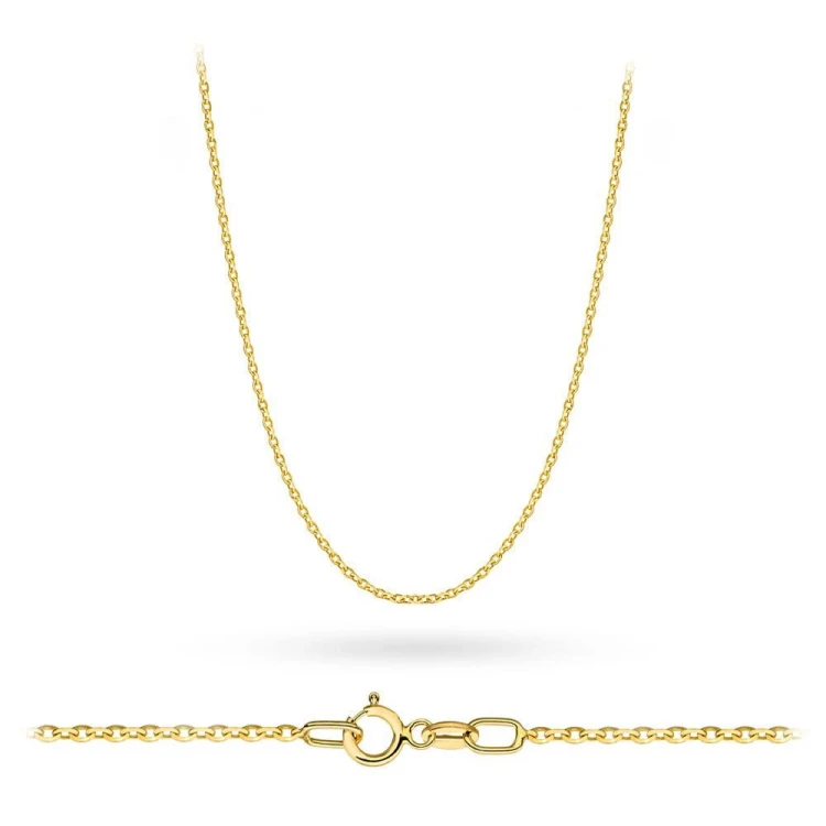 Złoty łańcuszek rolo diamentowany próba 585 L-GW-048-585 marko
