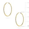 Złote kolczyki diamentowane kółka 30mm Jeso K-GW-868-585 marko