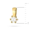 Klasyczna zawieszka ze złota diament 0,10ct ZO-222-585-B0.10 marko
