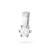 Klasyczna zawieszka z białego złota diament 0,10ct  ZO-222-B585-B0.10 marko