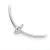 Srebrna zawieszka klucz wiolinowy cyrkonie Charms Z700-925-BS marko
