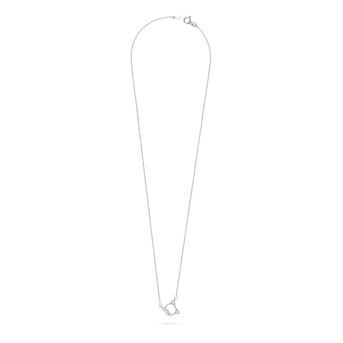 Srebrny naszyjnik ring kocie uszy cyrkonie Soledo N402-925-S marko