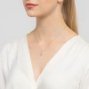 Srebrny naszyjnik duża okrągła cyrkonia Soledo N365-925-BS marko
