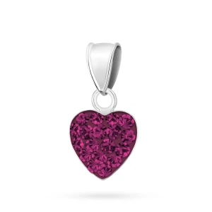 Srebrna zawieszka dziecięca z cyrkoniami