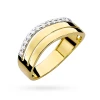 Złoty pierścionek 585 z brylantami 0,09ct Galaktyki W214-585-B0.09 marko