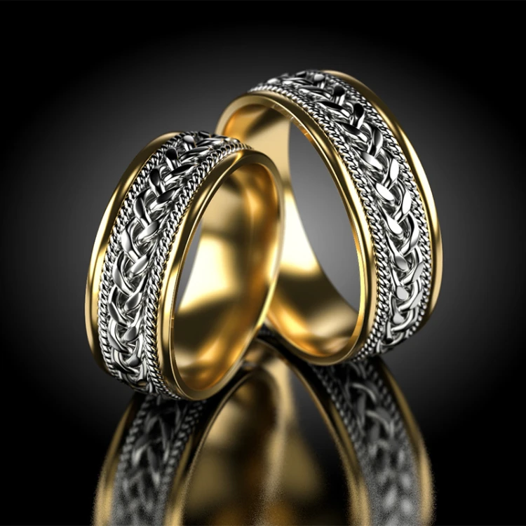 Obrączki ślubne Stelmach Elegancja ST134-585 MARKO