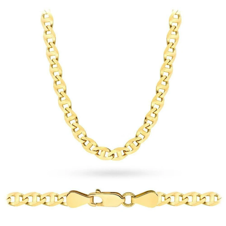 Złoty masywny łańcuszek splot gucci L-GW-036-585 marko