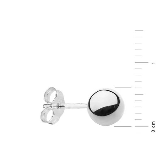 Srebrny pojedynczy kolczyk kulka 6mm Jeso K244-925-S-SOLO marko