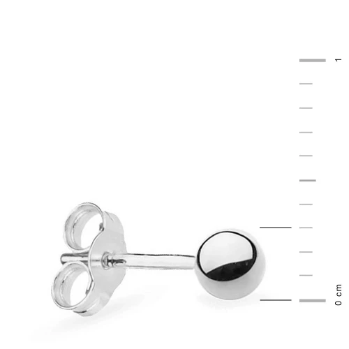 Srebrny pojedynczy kolczyk kulka 3mm Jeso K1618-925-S-SOLO marko