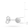 Srebrny pojedynczy kolczyk diamentowana kulka 4mm Jeso K1616-925-SOLO marko