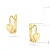 Złote kolczyki dziecięce serca w próbie 585 zapięcie angielskie Infano K398-585 marko