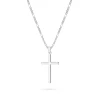 Srebrny komplet zawieszka klasyczny krzyżyk D437-925-S-L095 marko