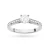 Pierścionek zaręczynowy z białego złota diament laboratoryjny 0,50ct Lab Diamonds W0052.B3.LDW.02 marko