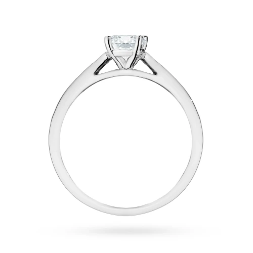 Pierścionek zaręczynowy z białego złota  diament laboratoryjny 0,50ct Lab Diamonds