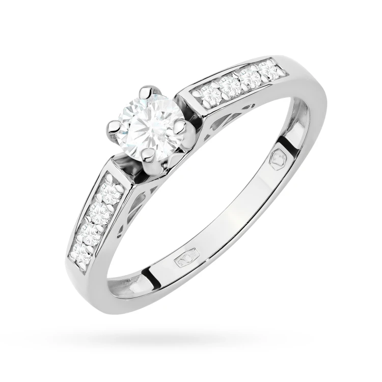 Pierścionek zaręczynowy z białego złota diament laboratoryjny 0,30ct Lab Diamonds W0198.B3.LDW.01 marko