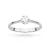 Klasyczny złoty pierścionek z diamentem laboratoryjnym 0,20ct białe złoto Lab Diamonds W0220.B3.LDW.04 marko
