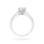 Klasyczny złoty pierścionek z diamentem laboratoryjnym 0,30ct białe złoto Lab Diamonds W0220.B3.LDW.07 marko