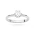 Klasyczny złoty pierścionek z diamentem laboratoryjnym 0,70ct białe złoto Lab Diamonds W0220.B3.LDW.11 marko