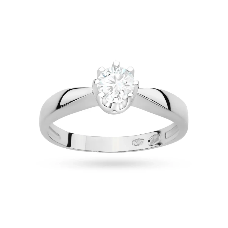 Klasyczny pierścionek zaręczynowy diament laboratoryjny 0,30ct białe złoto Lab Diamonds W0228.B3.LDW.05 marko