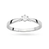 Klasyczny pierścionek zaręczynowy diament laboratoryjny 0,10ct białe złoto Lab Diamonds W0229.B3.LDW.02 marko