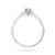 Klasyczny pierścionek zaręczynowy diament laboratoryjny 0,10ct białe złoto Lab Diamonds W0229.B3.LDW.02 marko