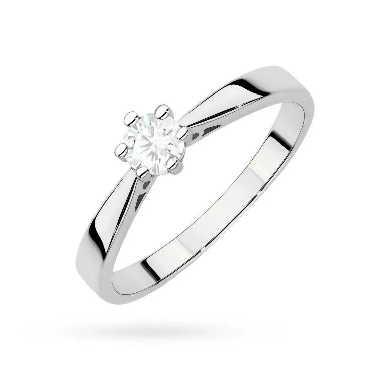 Klasyczny pierścionek zaręczynowy diament laboratoryjny 0,30ct białe złoto Lab Diamonds W0229.B3.LDW.07 marko