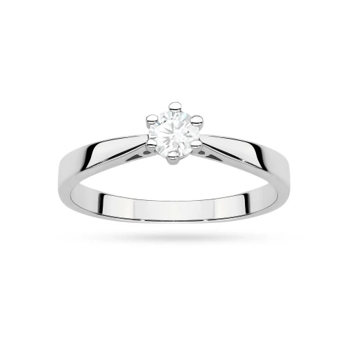 Klasyczny pierścionek zaręczynowy diament laboratoryjny 0,30ct białe złoto Lab Diamonds W0229.B3.LDW.07 marko