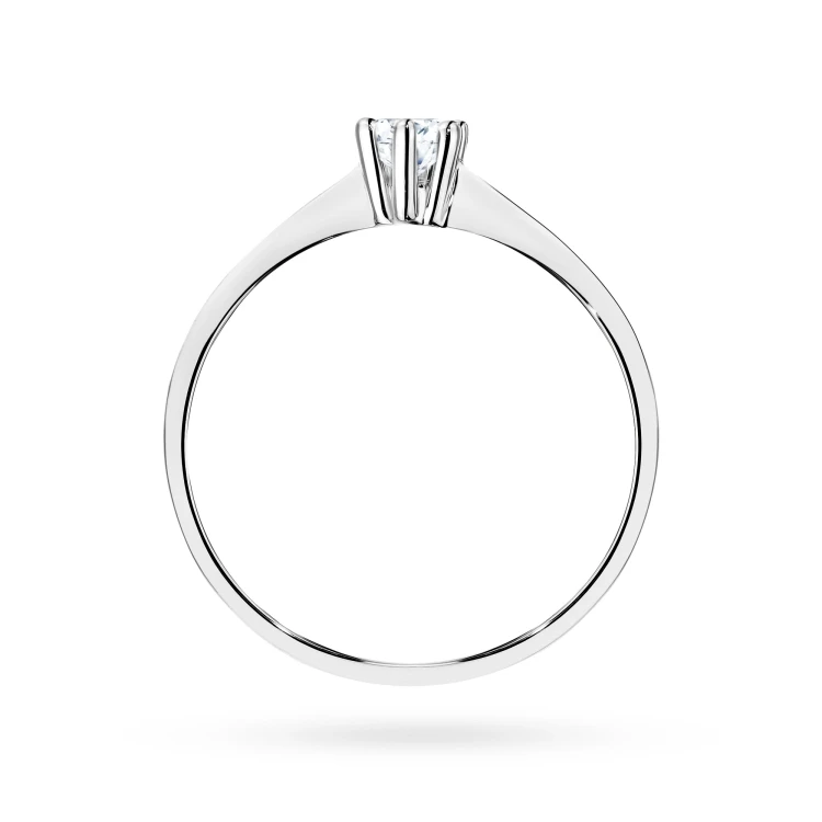 Tradycyjny pierścionek zaręczynowy diament laboratoryjny 0,15ct białe złoto Lab Diamonds W0256.B3.LDW.01 marko
