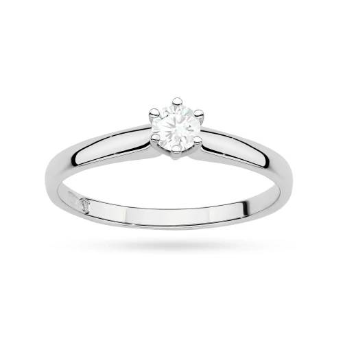 Pierścionek zaręczynowy z diamentem laboratoryjnym 0,20ct białe złoto Lab Diamonds W0317.B3.LDW.01 marko
