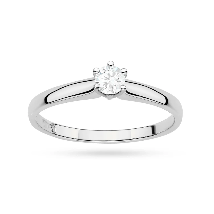 Pierścionek zaręczynowy z diamentem laboratoryjnym 0,20ct białe złoto Lab Diamonds W0317.B3.LDW.01 marko