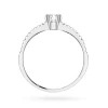 Pierścionek z białego złota podwójna obrączka diamenty laboratoryjne Lab Diamonds W0355.B3.LDW.01 marko