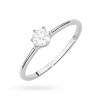 Białe złoto pierścionek z pojedynczym brylantem diamentem laboratoryjnym 0,25ct Lab Diamonds W0499.B3.LDW.03 marko