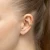 Srebrny pozłacany kolczyk zdobiona nakładka na chrząstkę fake piercing K964-925-Z marko